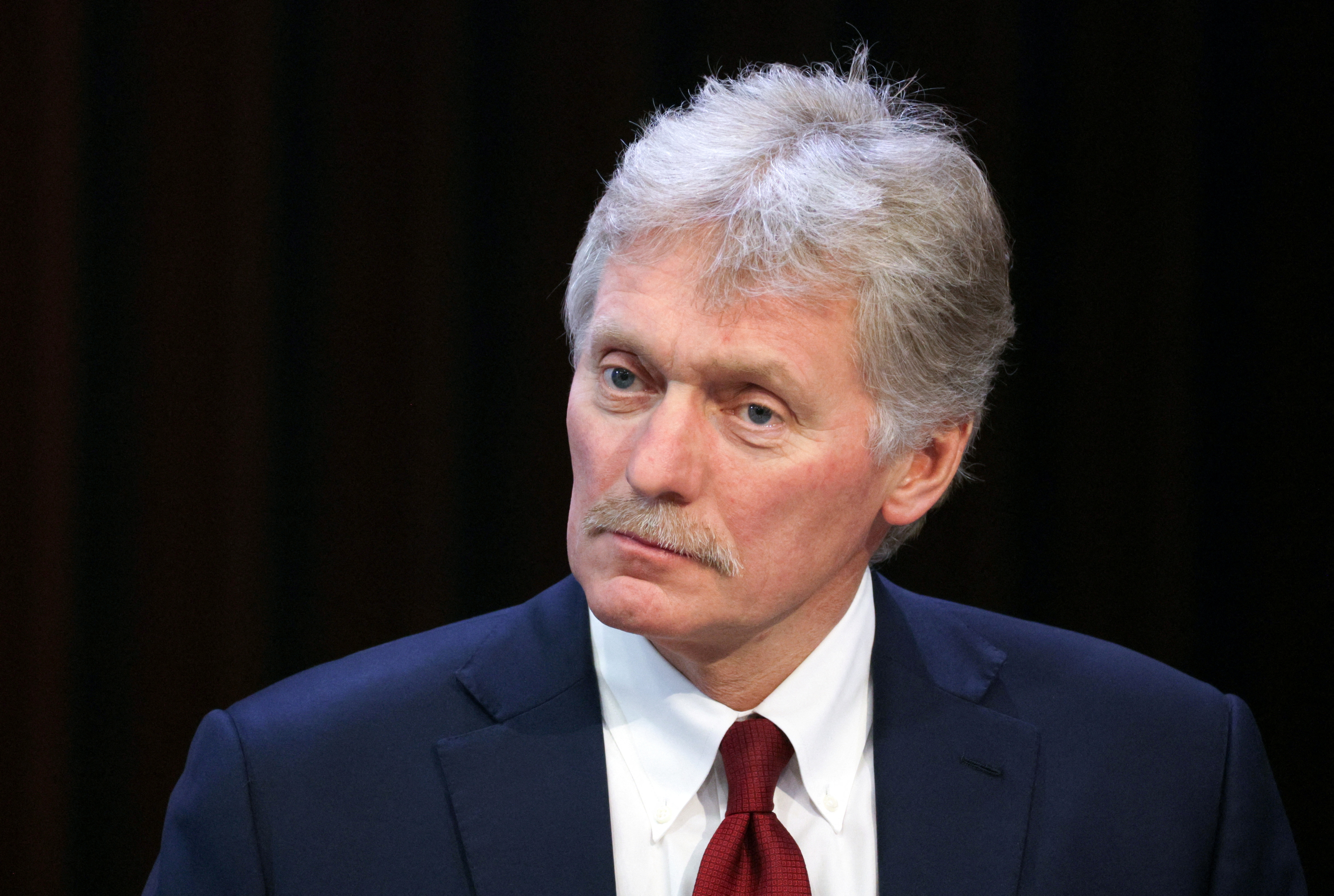 Kremlin spokesman Peskov attends Russian President Putin's annual press conference