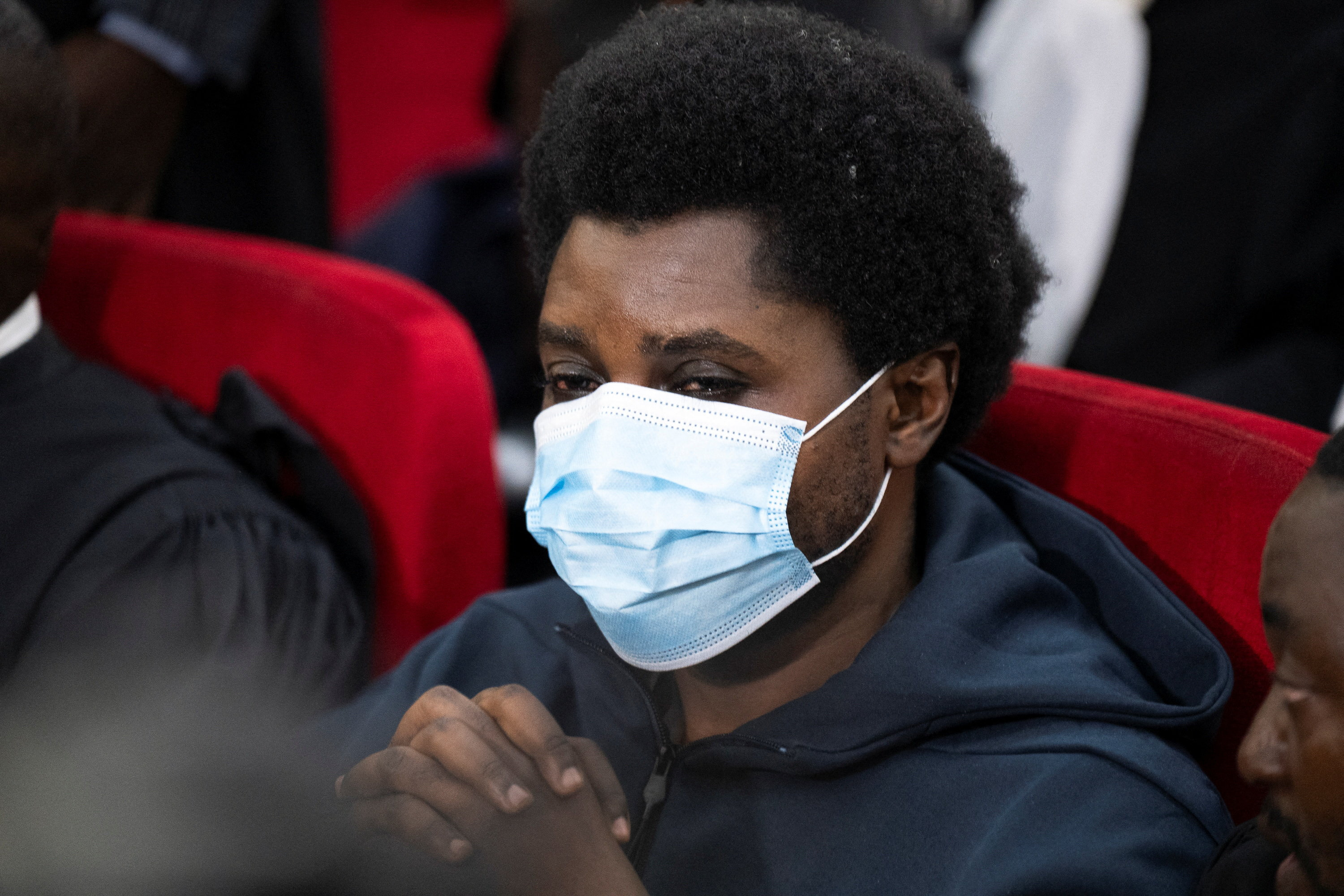 Constant Mutamba, former justice minister of Democratic Republic of Congo is sentenced, in Kinshasa