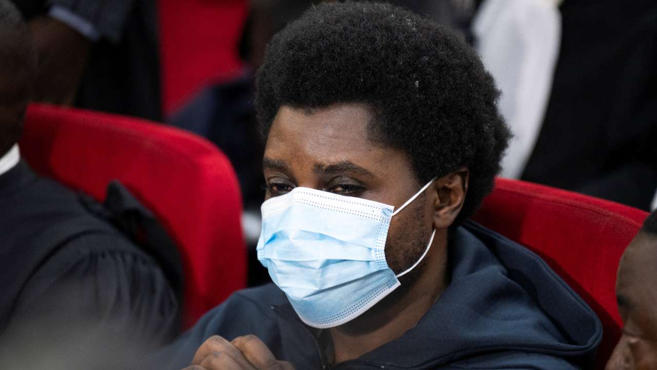 Constant Mutamba, former justice minister of Democratic Republic of Congo is sentenced, in Kinshasa