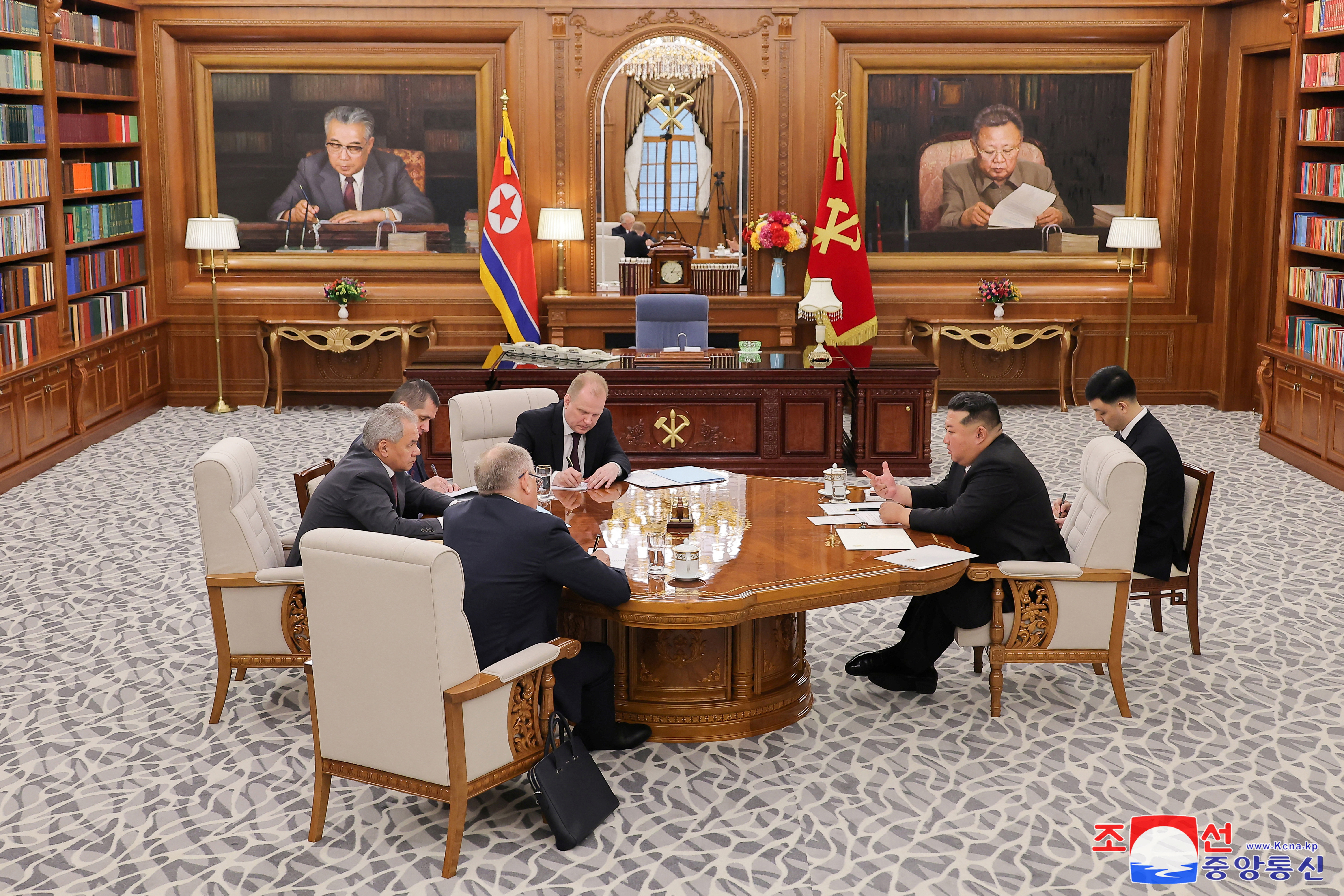 North Korea's Kim vows unconditional support for Russia in meeting with Shoigu