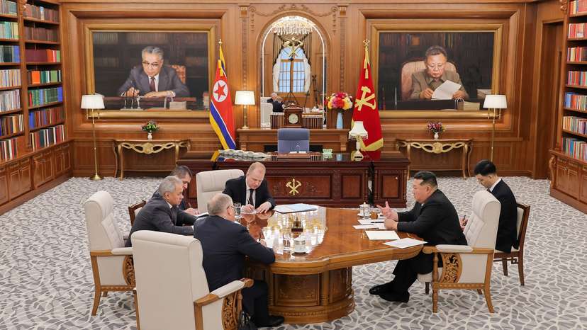 North Korea's Kim vows unconditional support for Russia in meeting with Shoigu
