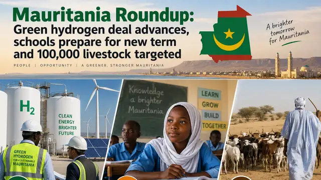 Green hydrogen deal advances, schools prepare for new term and 100,000 livestock targeted