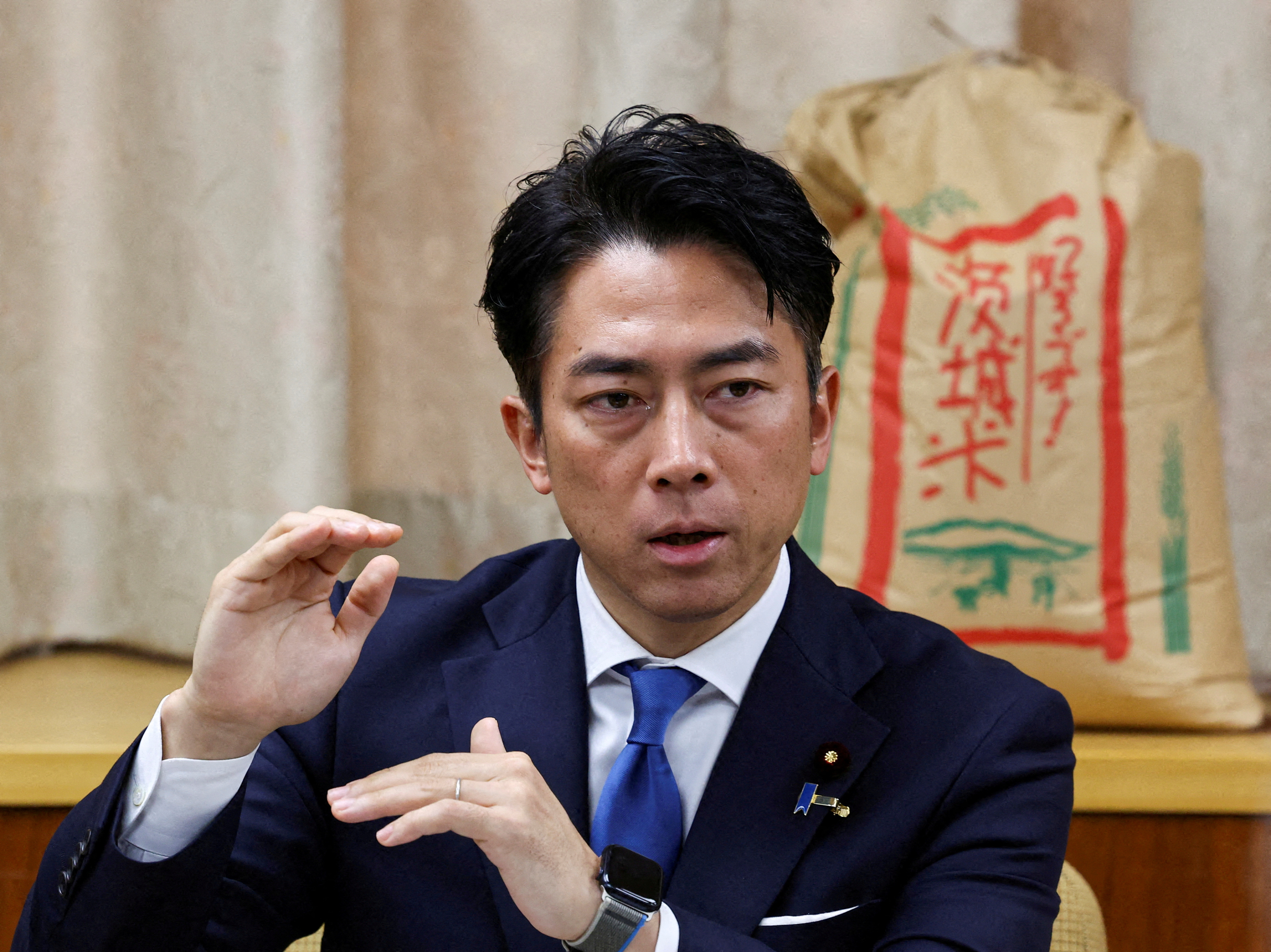 FILE PHOTO: Japanese Agriculture Minister Shinjiro Koizumi in Tokyo