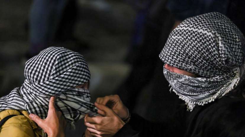 Protest to condemn the interception of the vessels of the Global Sumud Flotilla, in Rome