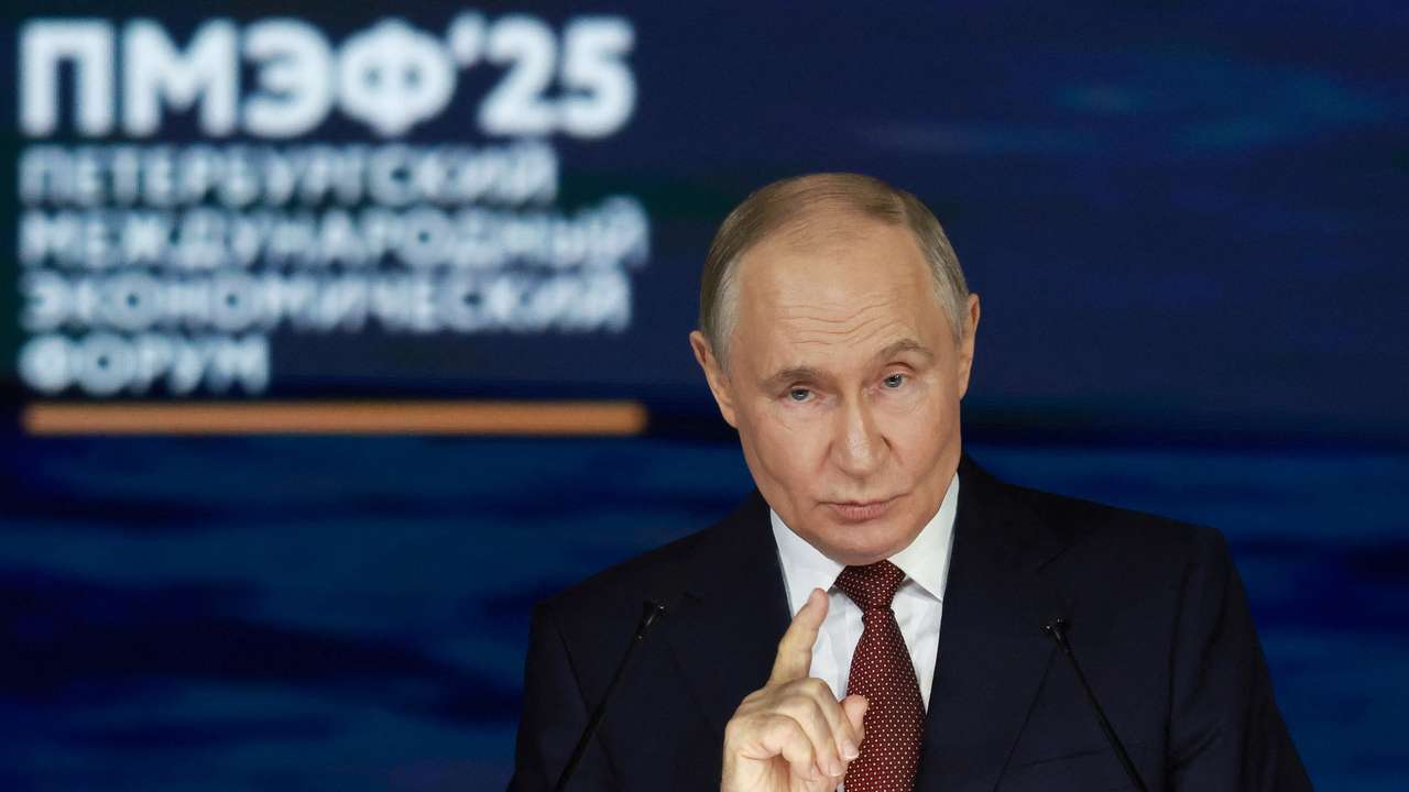 Russia's President Putin attends St. Petersburg International Economic Forum