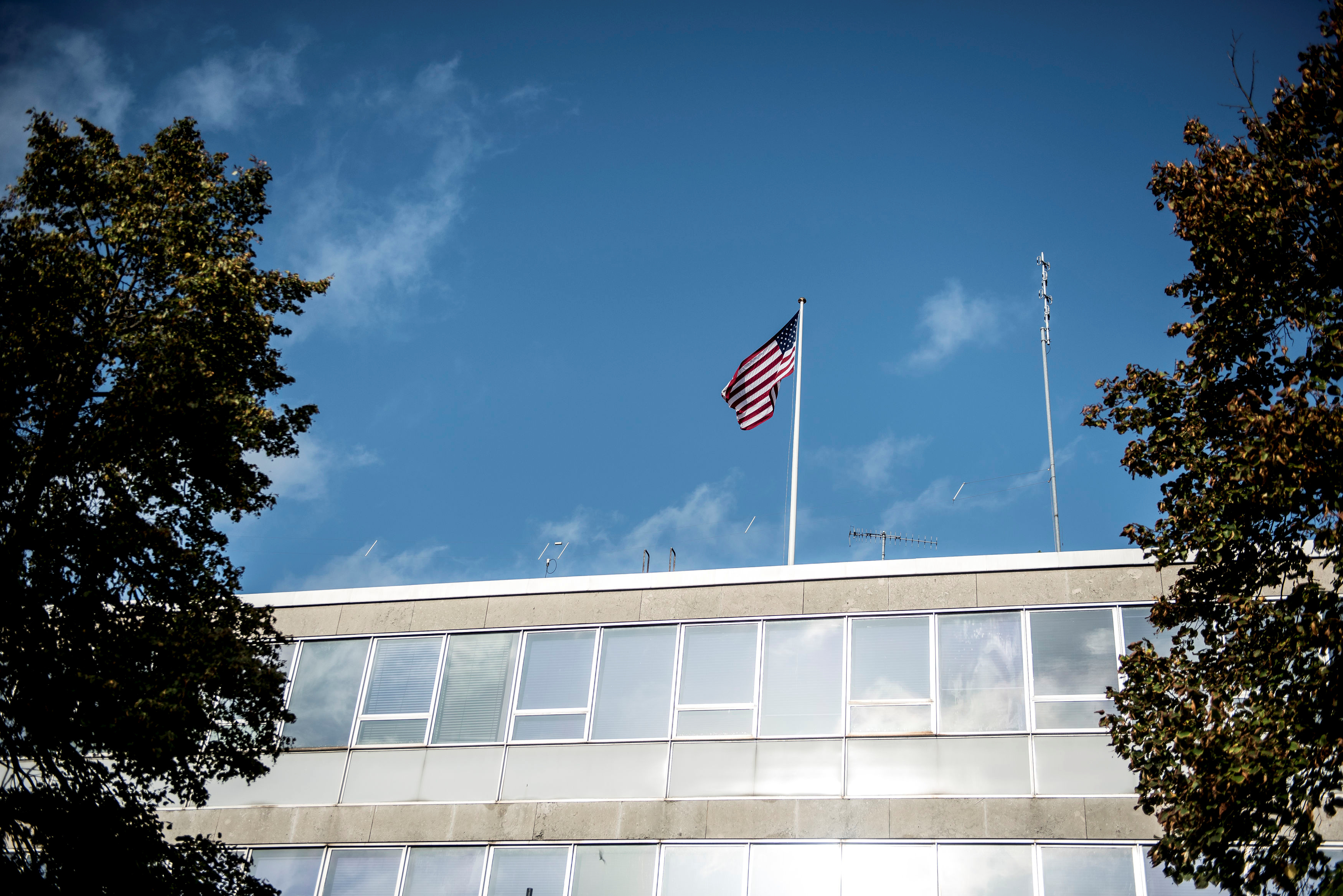 U.S. Embassy building is pictured in Copenhagen