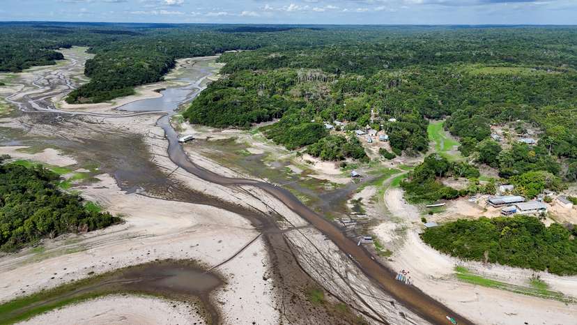 Brazil's most intense and widespread drought in the Amazon