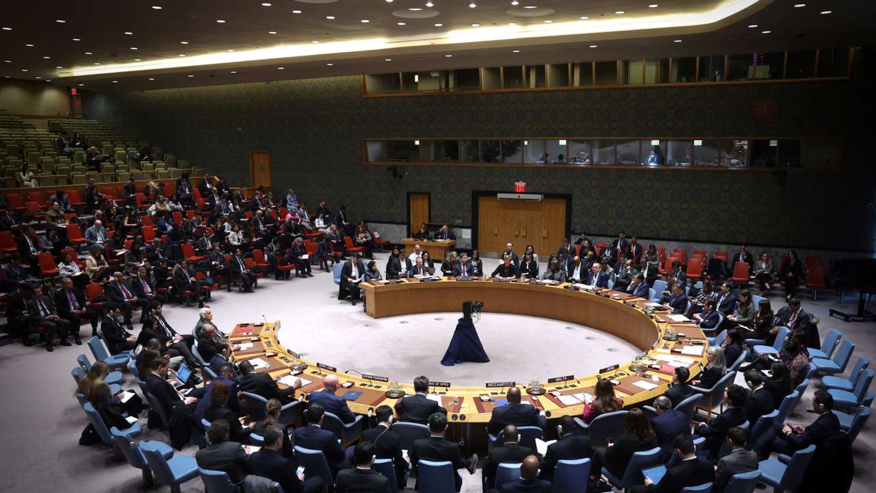 Vote on U.N. Security Council resolution to demand an immediate humanitarian ceasefire in Gaza in New York