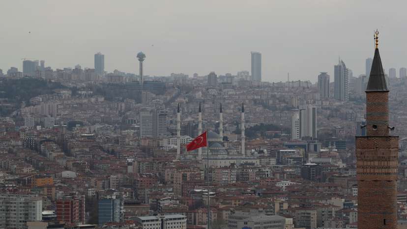 A general view of residential and commercial areas in Ankara