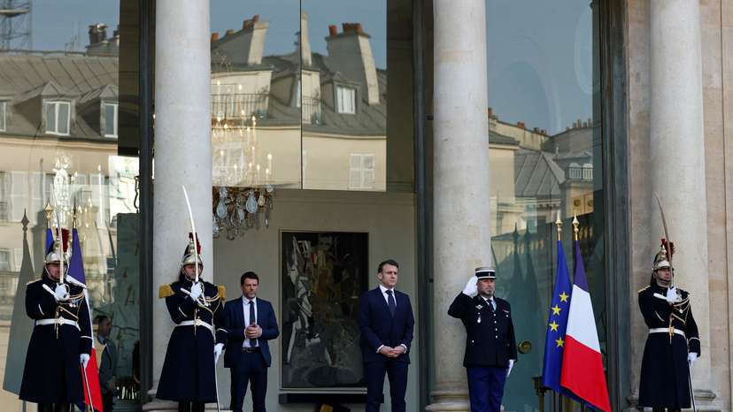 French President Macron hosts a meeting of European leaders on Ukraine in Paris
