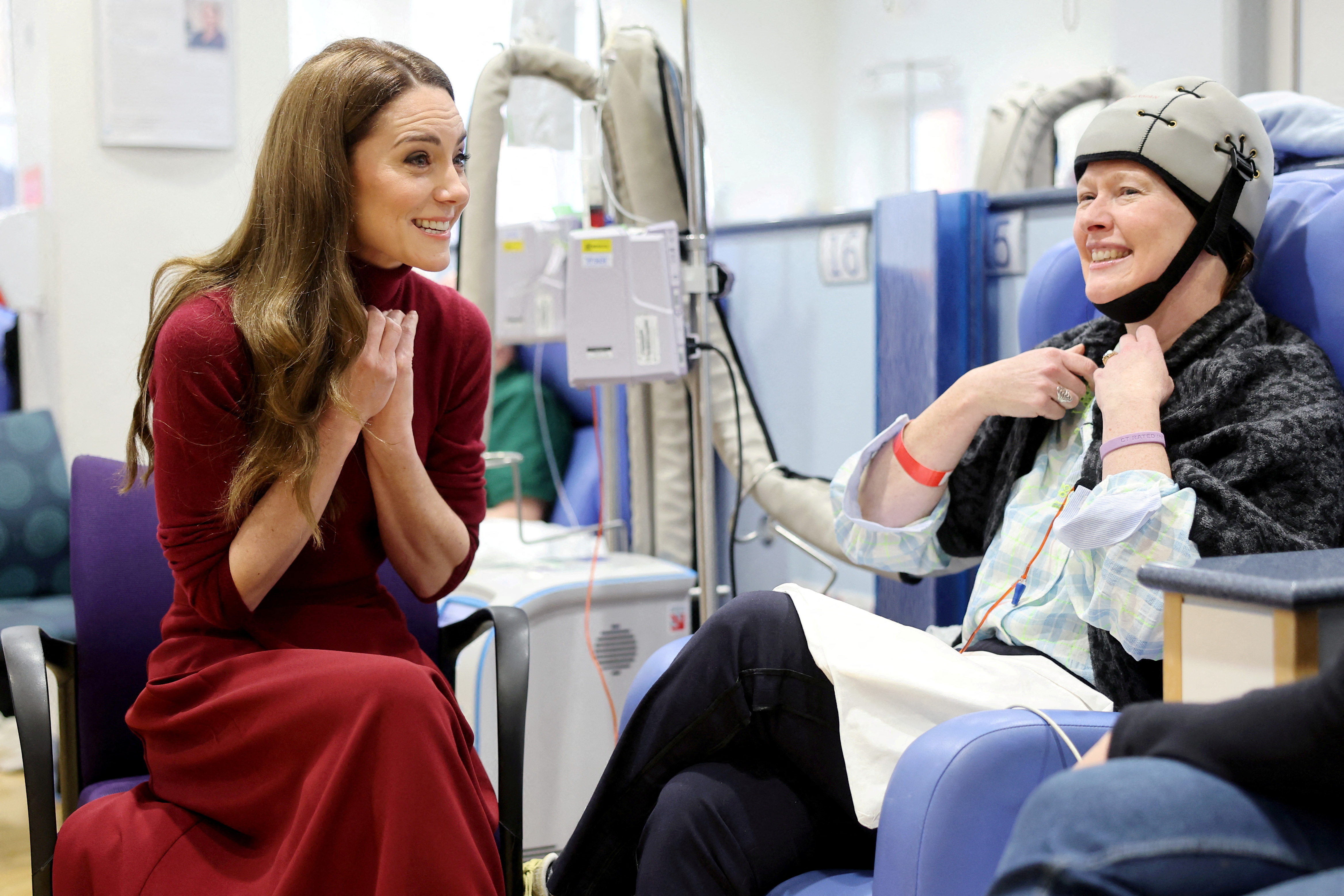 The Princess Of Wales Visits The Royal Marsden Hospital