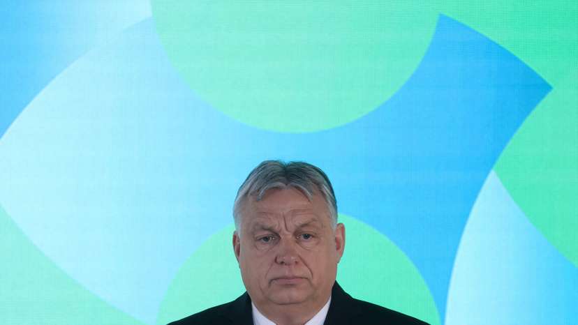 Hungarian Prime Minister Orban speaks during an economic forum in Budapest