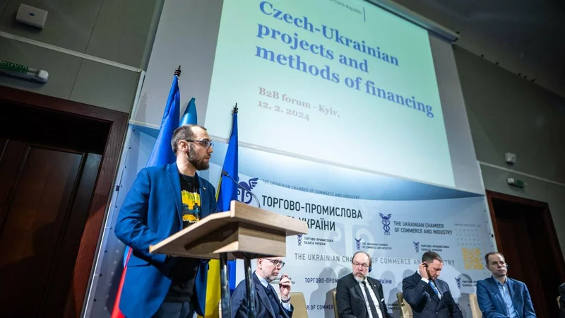 A delegation of Czech companies headed by representative Tomáš Kopečný went to Ukraine to negotiate.