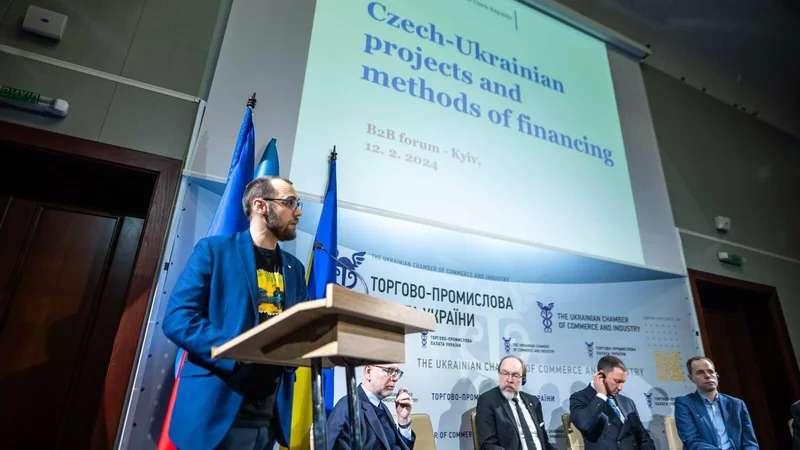 A delegation of Czech companies headed by representative Tomáš Kopečný went to Ukraine to negotiate.