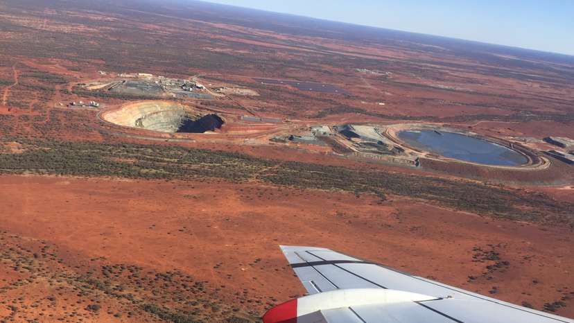 Aerial view of Sandfire's Degrussa copper operations in Western Australia