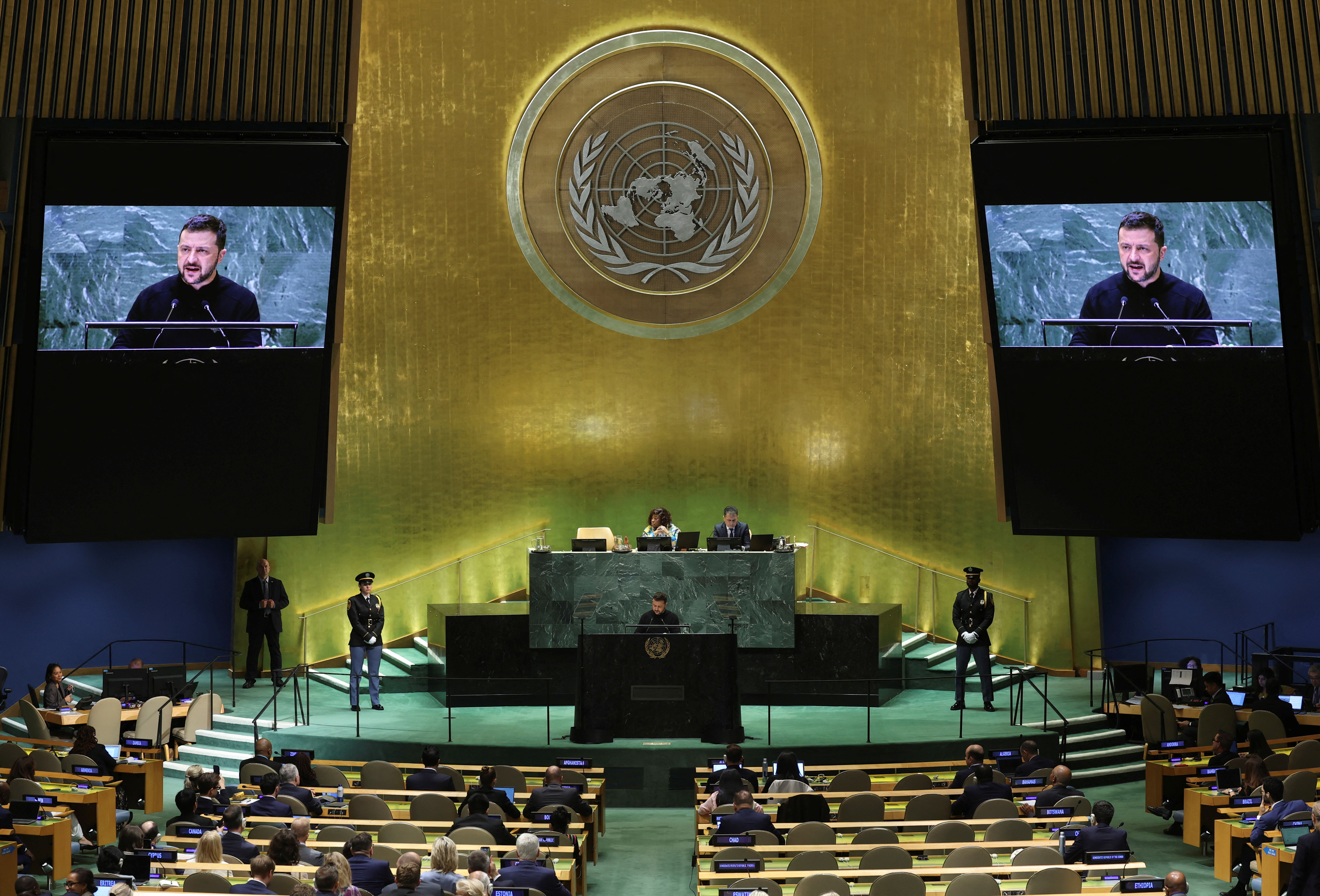 World leaders take part in the 79th annual U.N. General Assembly high-level debate