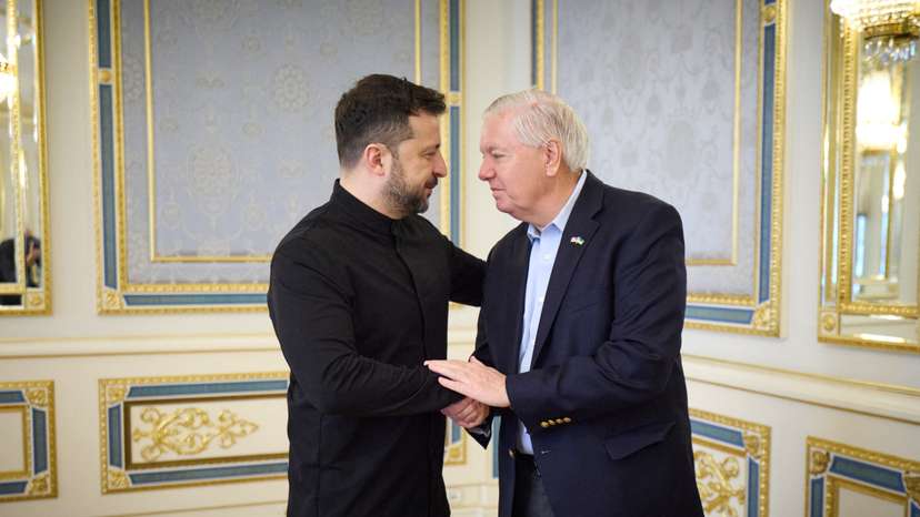 Ukraine's President Zelenskiy meets with U.S. Senators