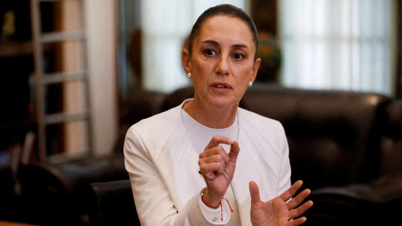 FILE PHOTO: Mexico City’s Mayor Claudia Sheinbaum interviewed in Mexico City