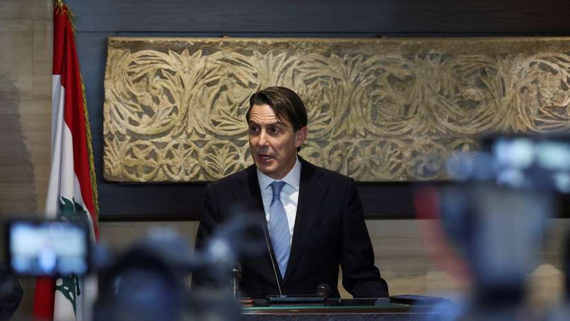 U.S. special envoy Amos Hochstein press conference in Beirut