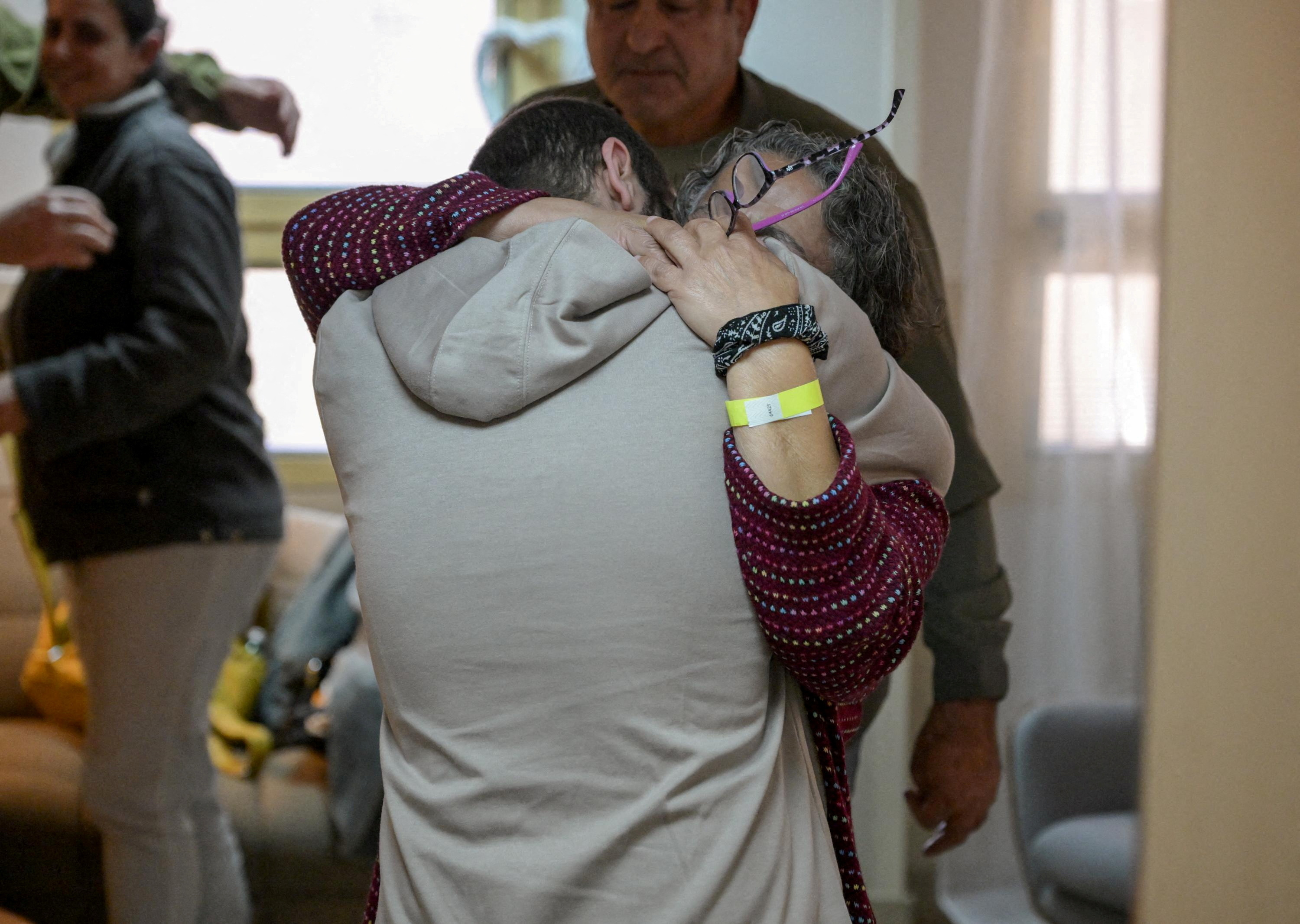 Released Israeli hostage, Yarden Bibas, reunited with his loved ones in Ramat Gan