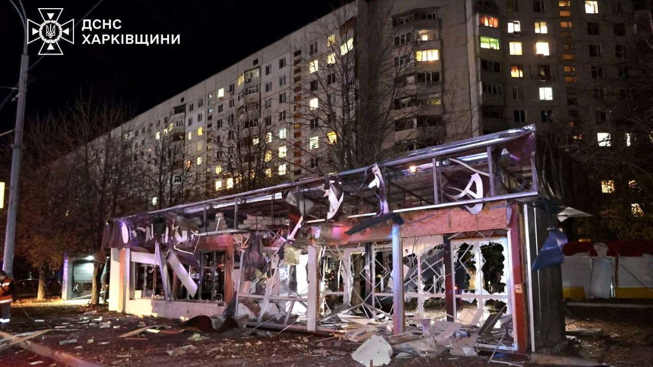 Russian guided bomb hits supermarket in Ukraine's Kharkiv