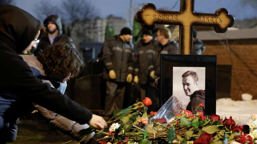 Funeral of Russian opposition leader Alexei Navalny