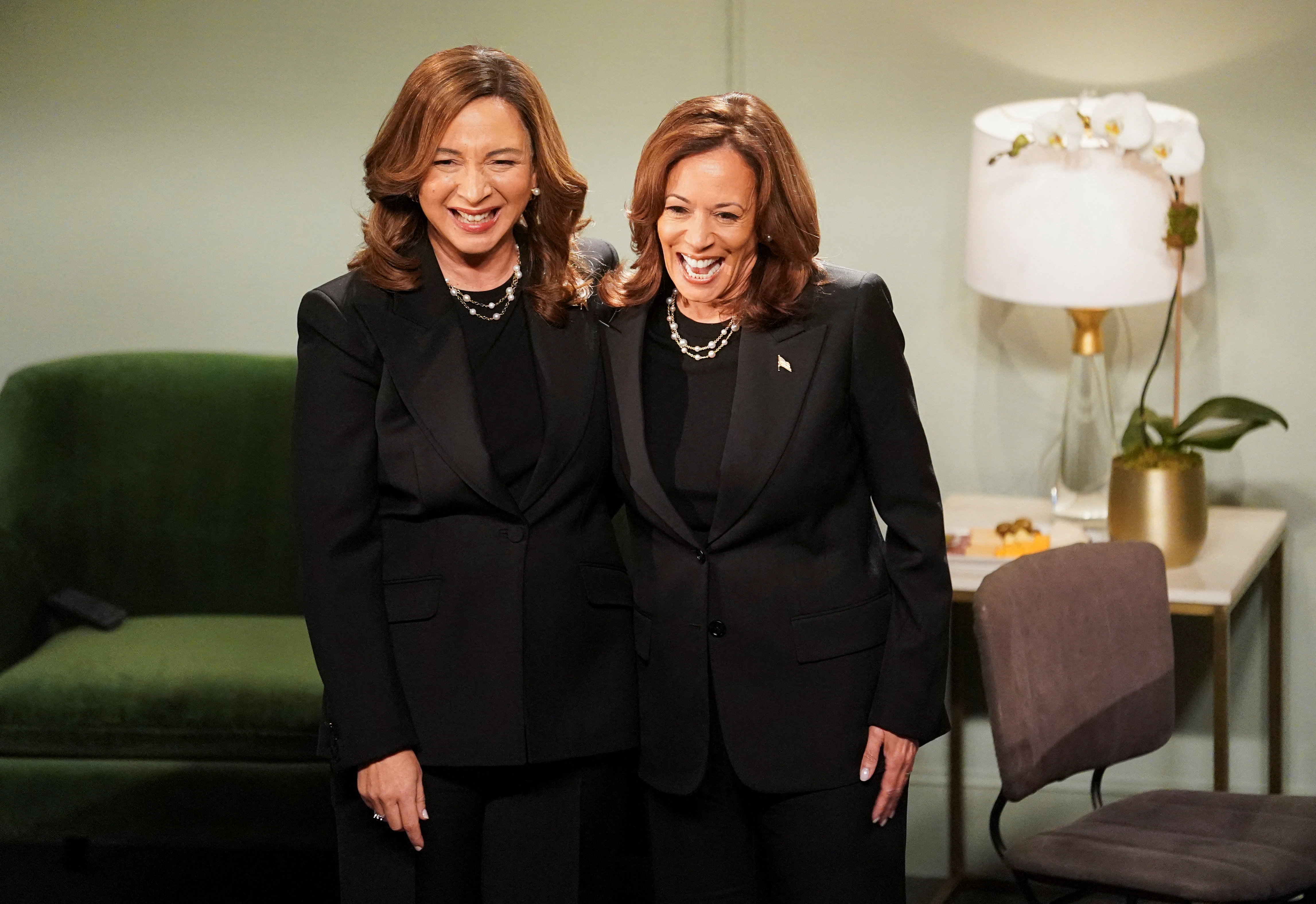 Democratic presidential nominee and U.S. Vice President Harris makes an appearance on Saturday Night Live, in New York