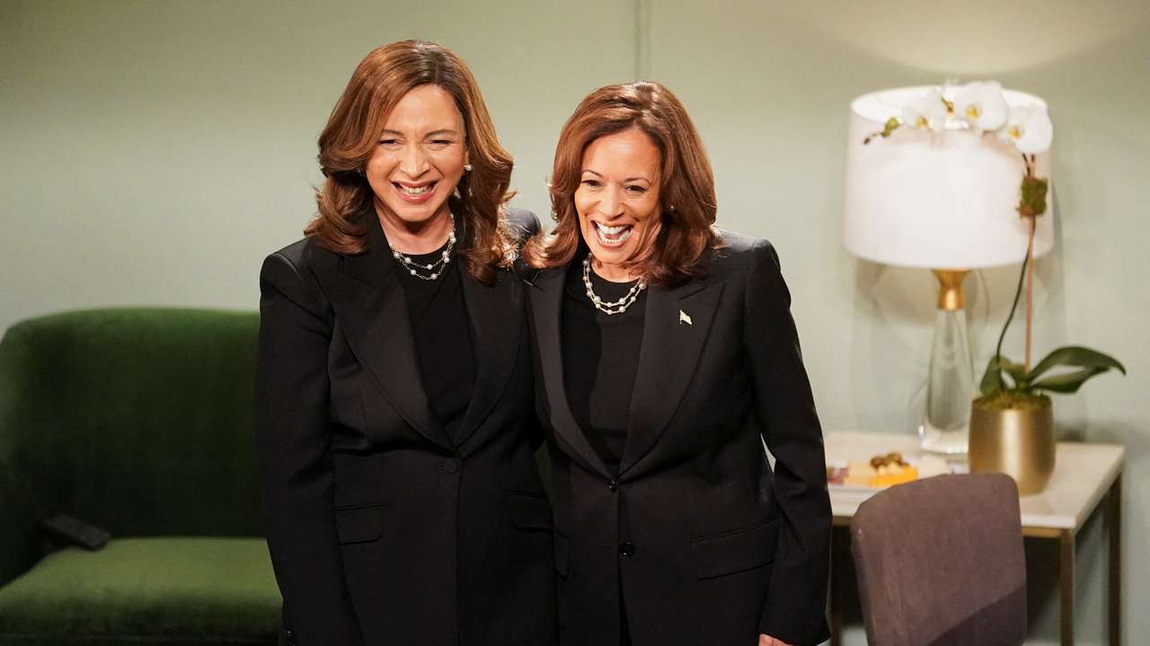 Democratic presidential nominee and U.S. Vice President Harris makes an appearance on Saturday Night Live, in New York