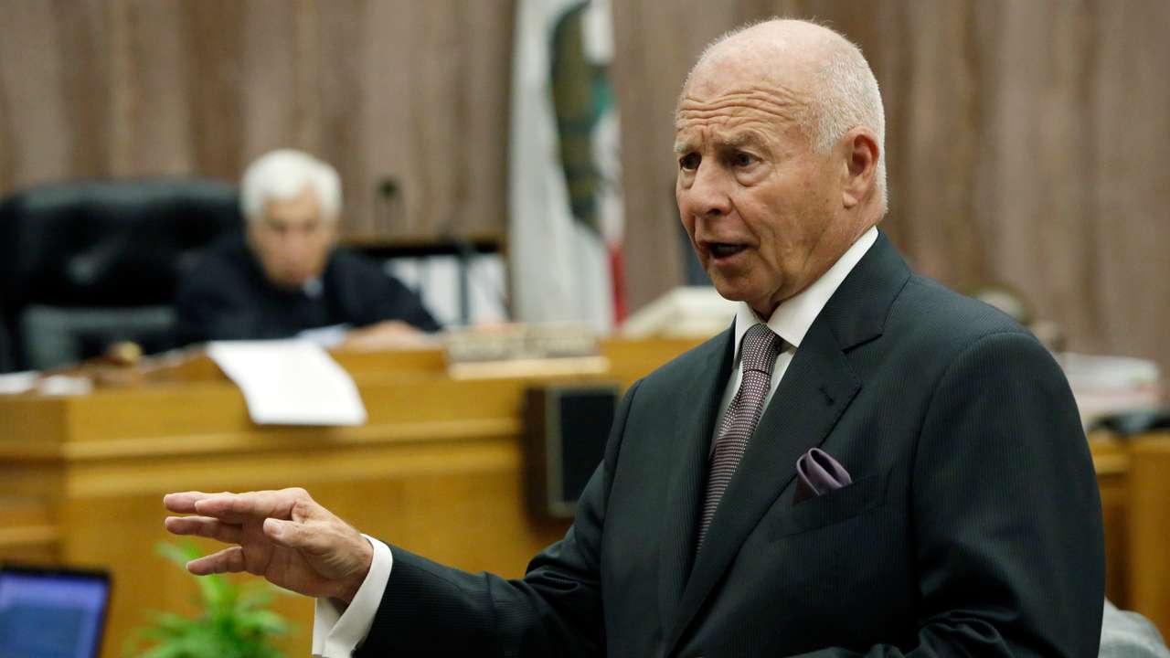 FILE PHOTO: Attorney Thomas Girardi at a Los Angeles Court, June 26, 2014