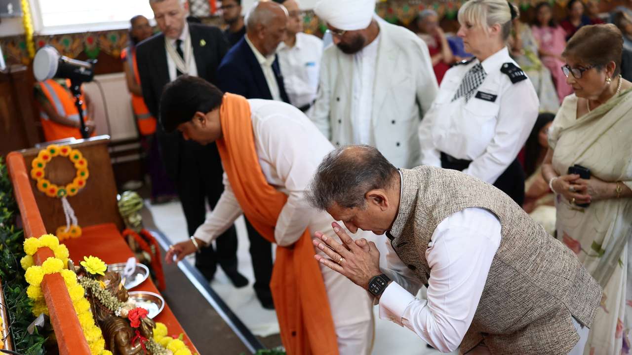 Vigil in London for the Air India crash victims