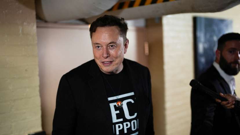 Elon Musk meets with House Republicans to discuss the Department of Government Efficiency (DOGE) on Capitol Hill in Washington, D.C.