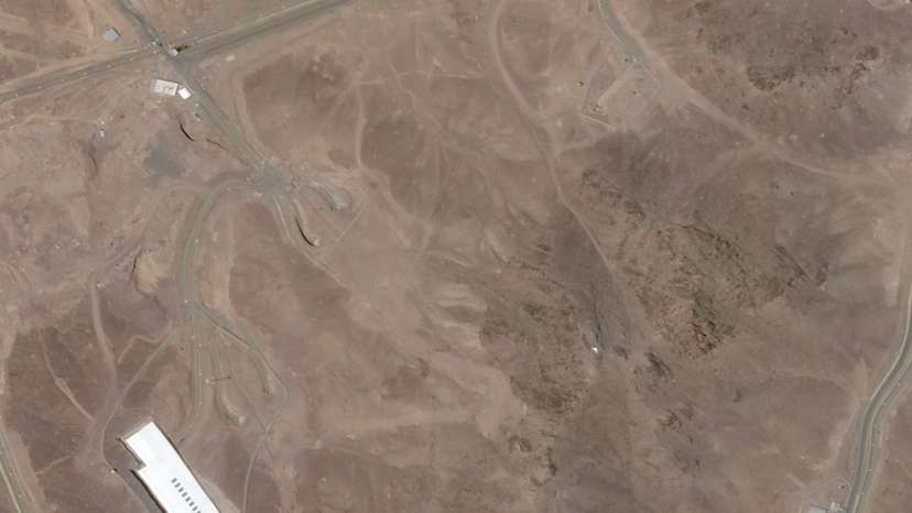 Satellite imagery over Fordow before US strikes