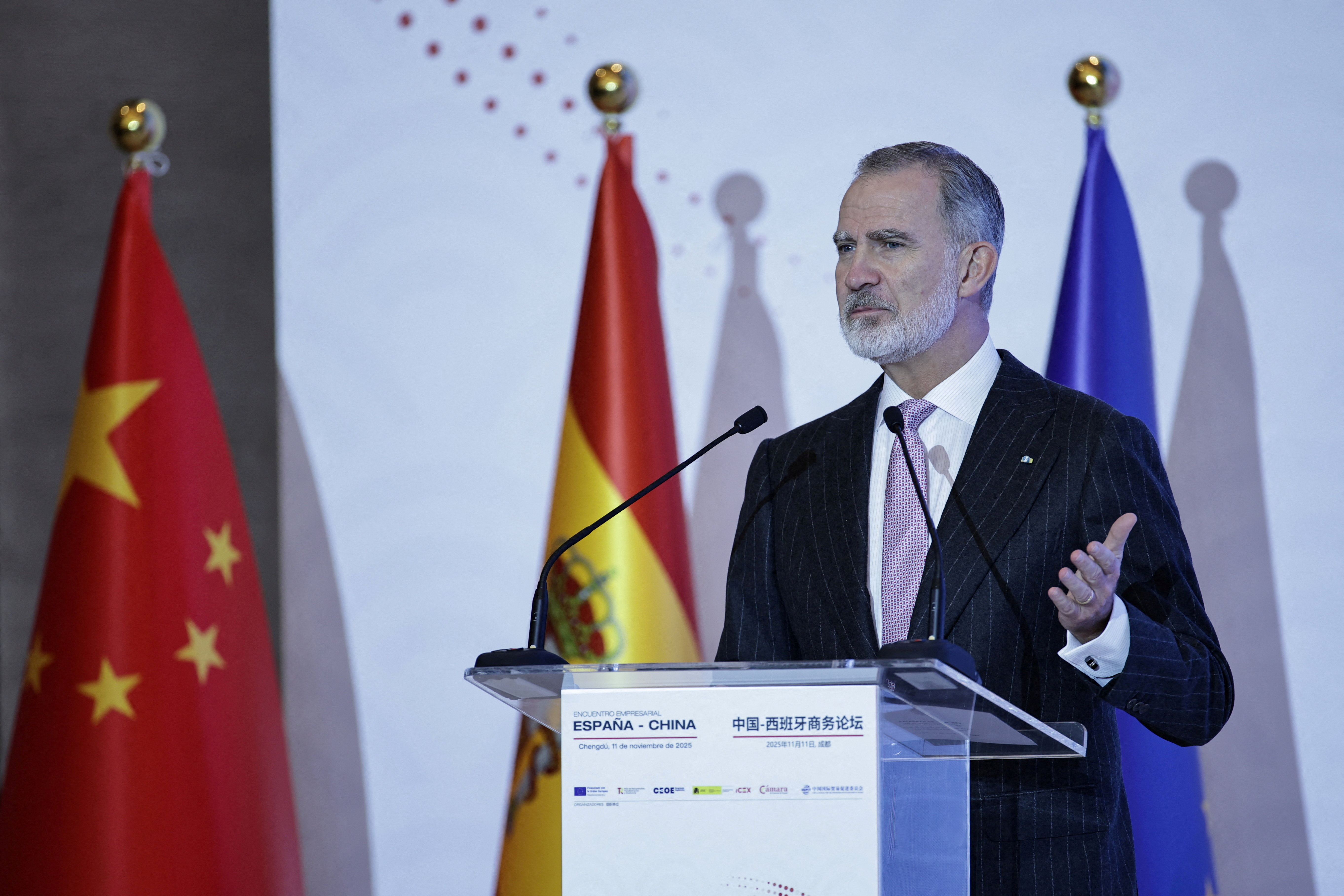 Spain's King Felipe VI visits China