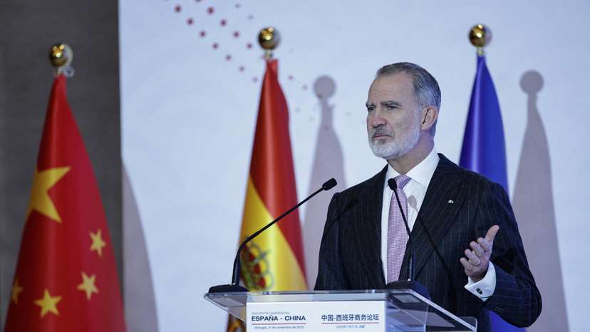 Spain's King Felipe VI visits China