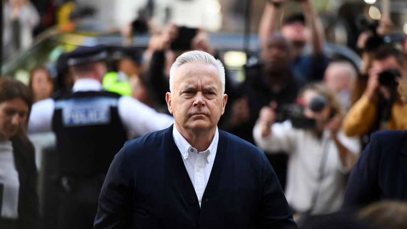 Former BBC news presenter Huw Edwards' sentencing at London's Westminster Magistrates' Court