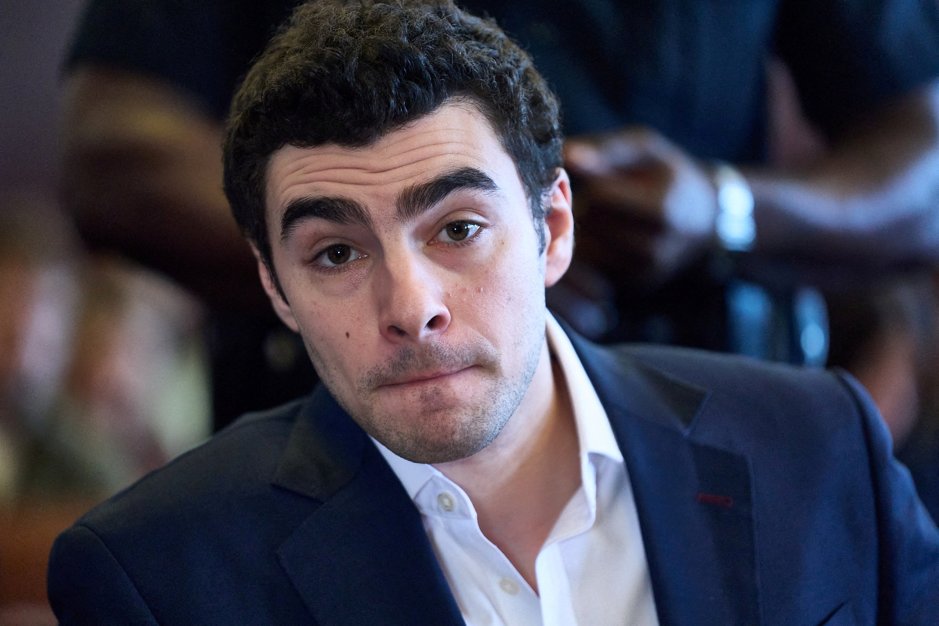 FILE PHOTO: Luigi Mangione appears at the Manhattan Supreme Court