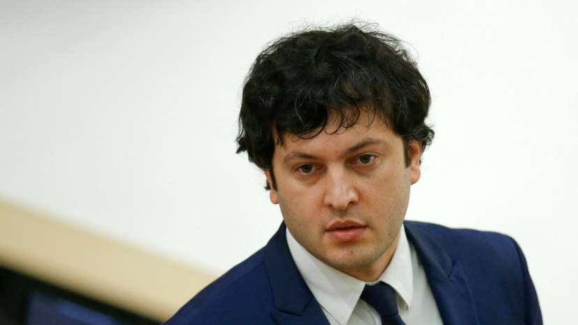FILE PHOTO: Kobakhidze, parliament speaker nominee, attends the first session of the newly elected parliament in Kutaisi