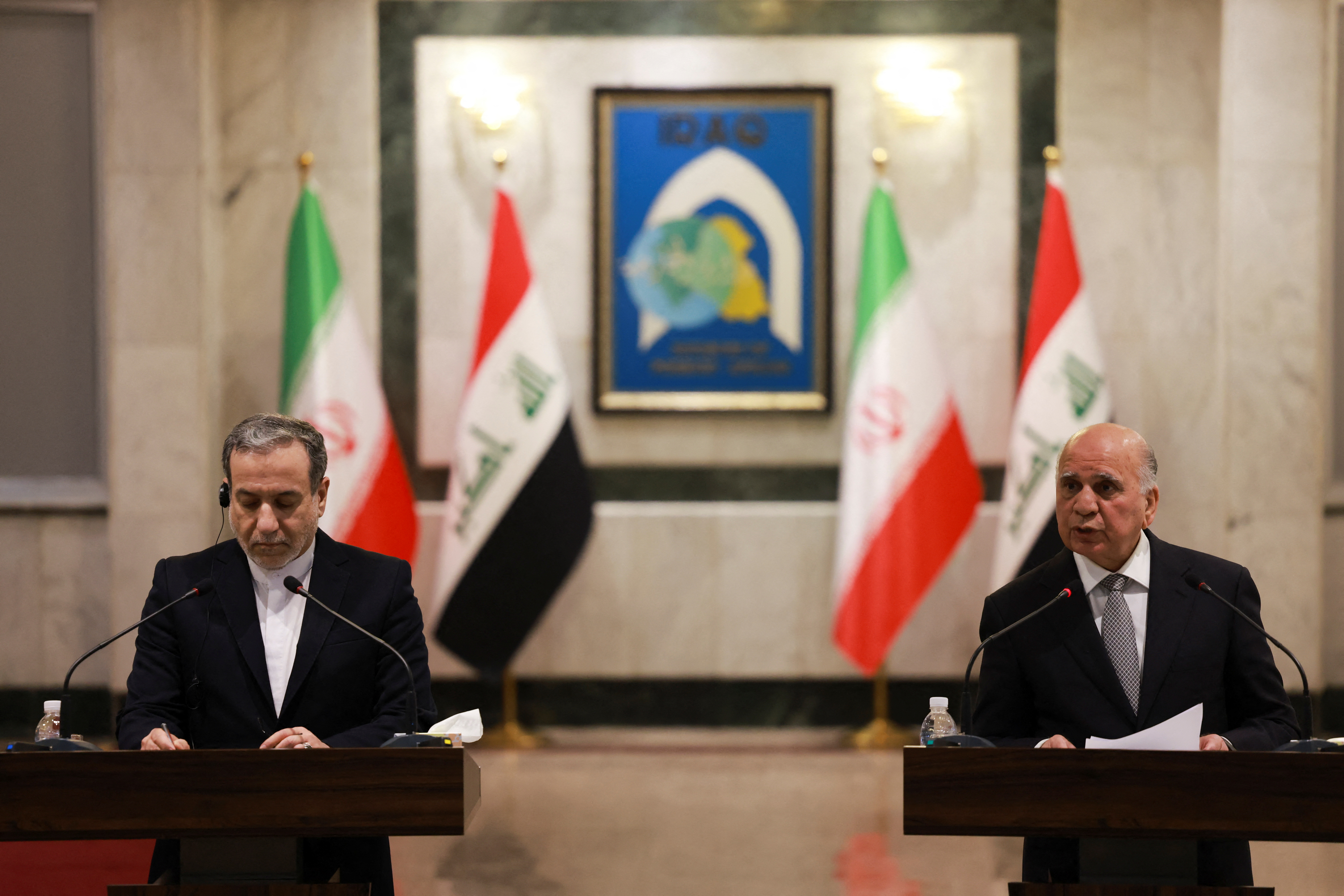 Iran's Foreign Minister Abbas Araqchi visits Iraq