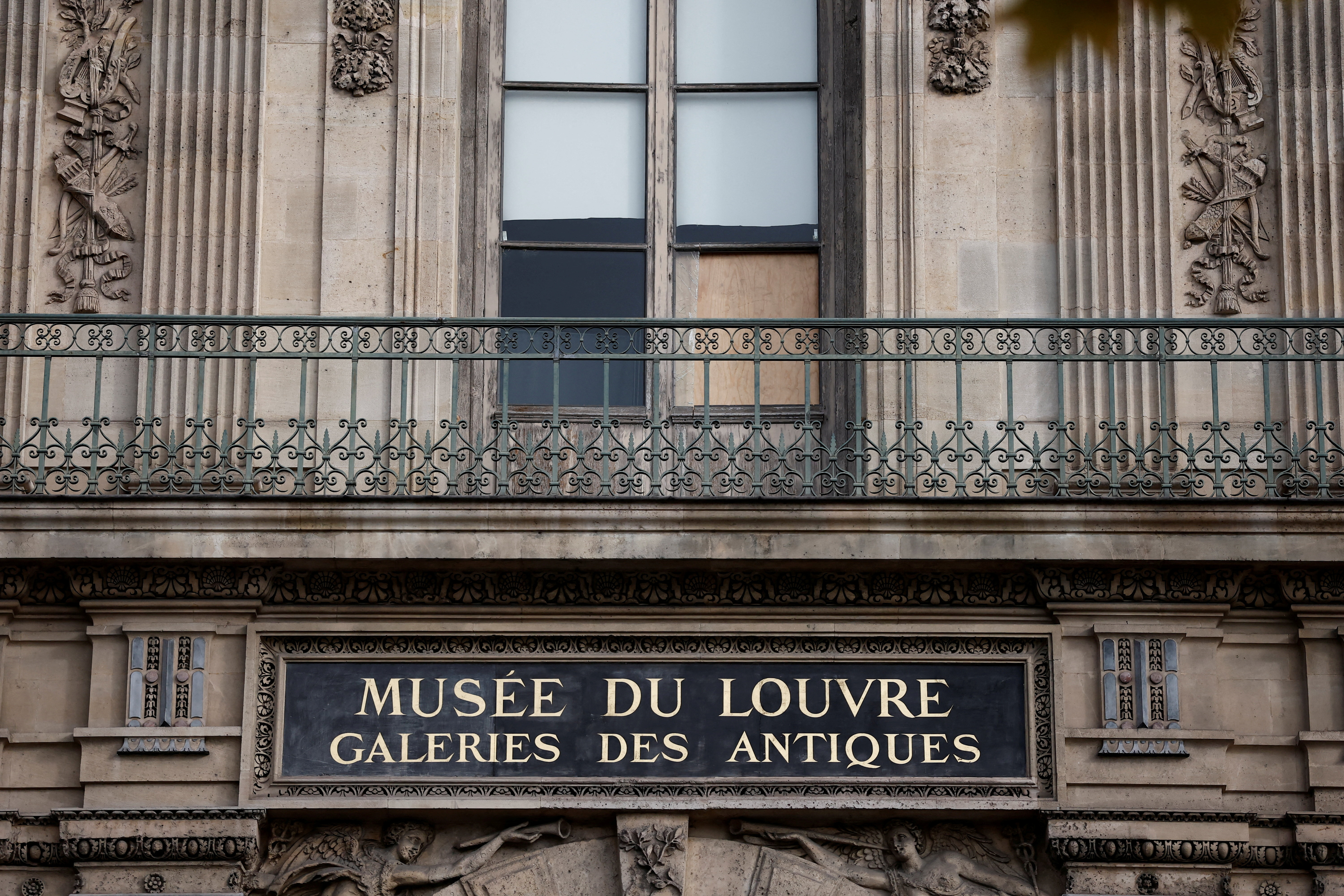 FILE PHOTO: The Louvre Museum remains closed on day after robbery
