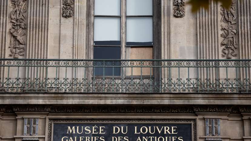 FILE PHOTO: The Louvre Museum remains closed on day after robbery