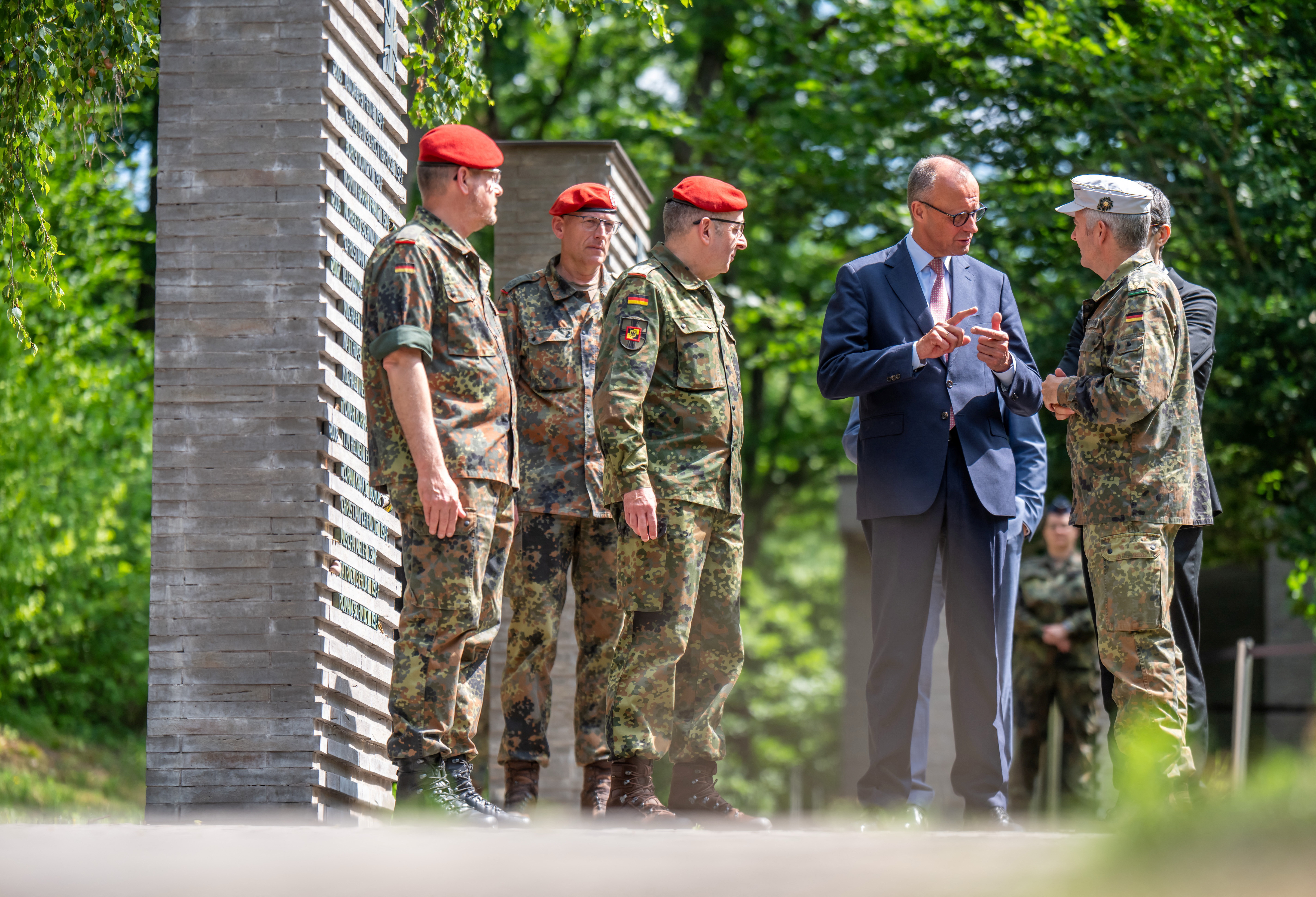 German Chancellor Merz visits military’s operational command