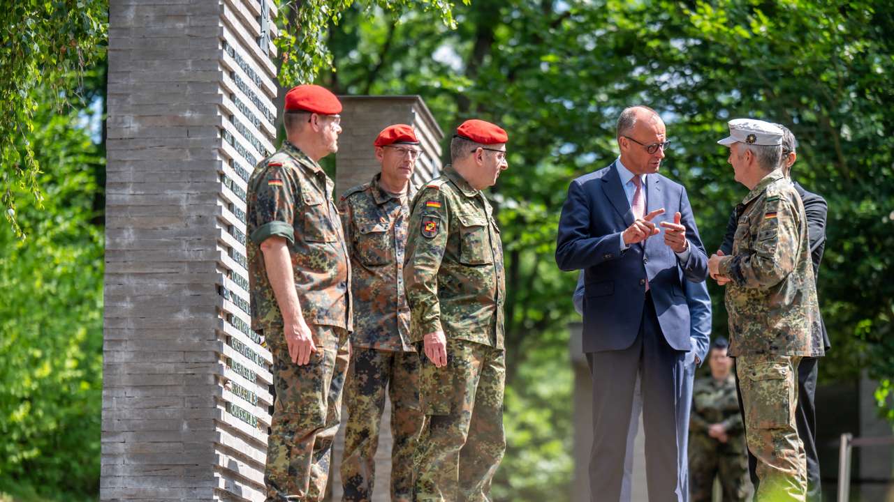 German Chancellor Merz visits military’s operational command
