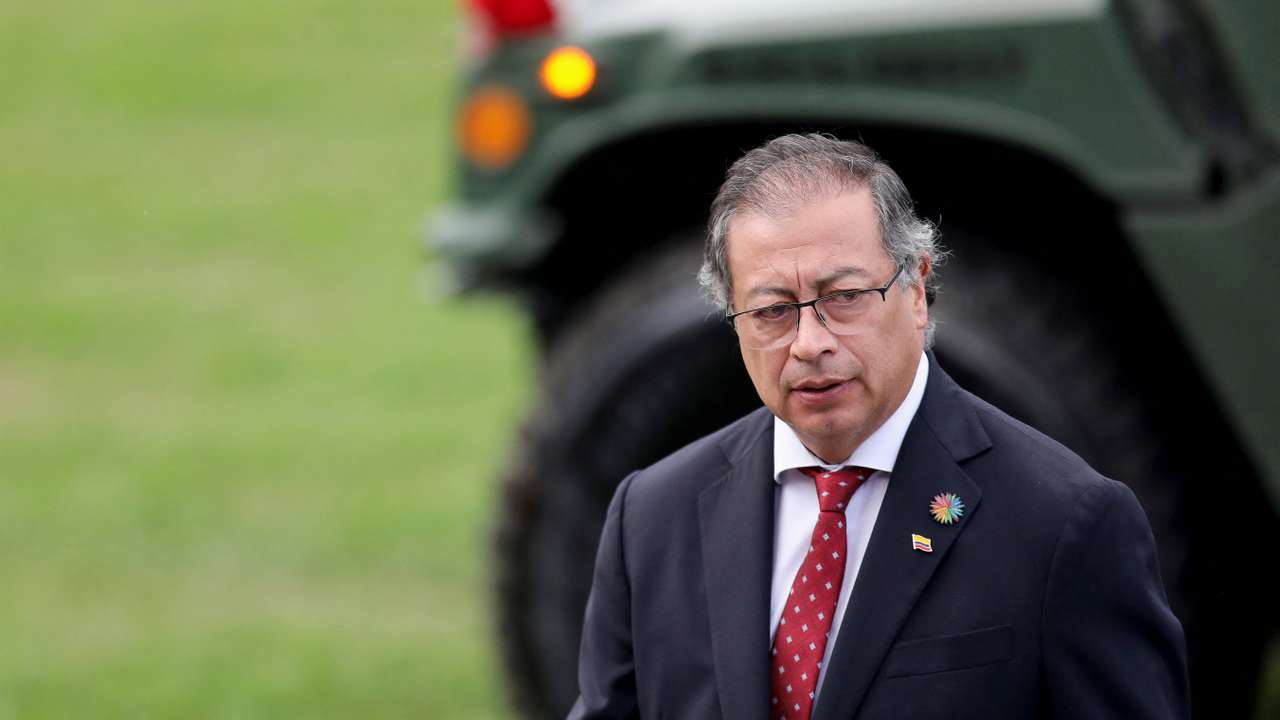 Ceremony to appoint Admiral Francisco Cubides as the Commander in Chief of the Colombian Military Forces, in Bogota