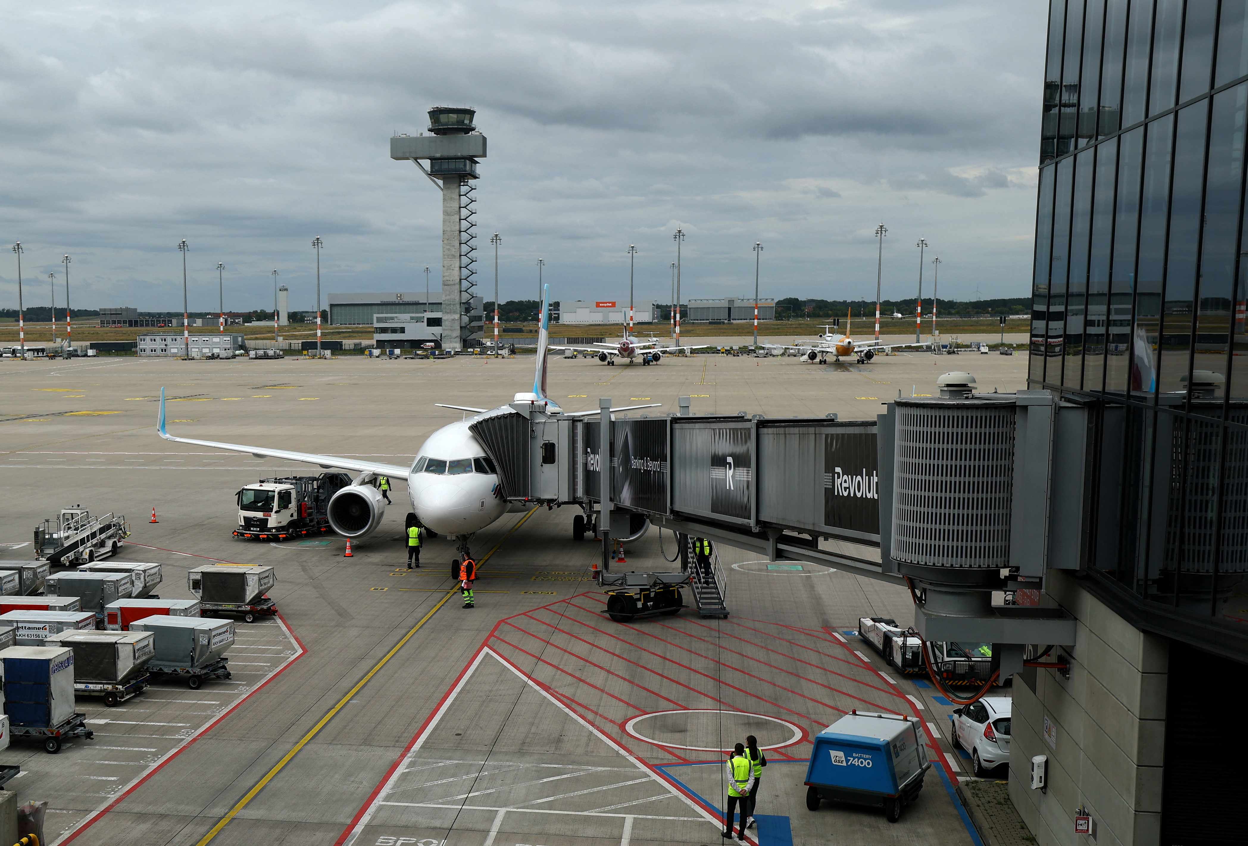 Berlin airport prepares for summer holiday travelers