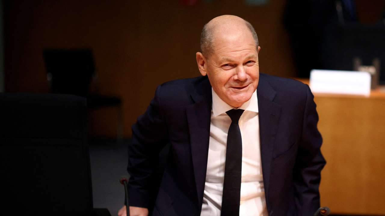 German Chancellor Scholz attends Afghanistan Commission during parliament hearing, in Berlin