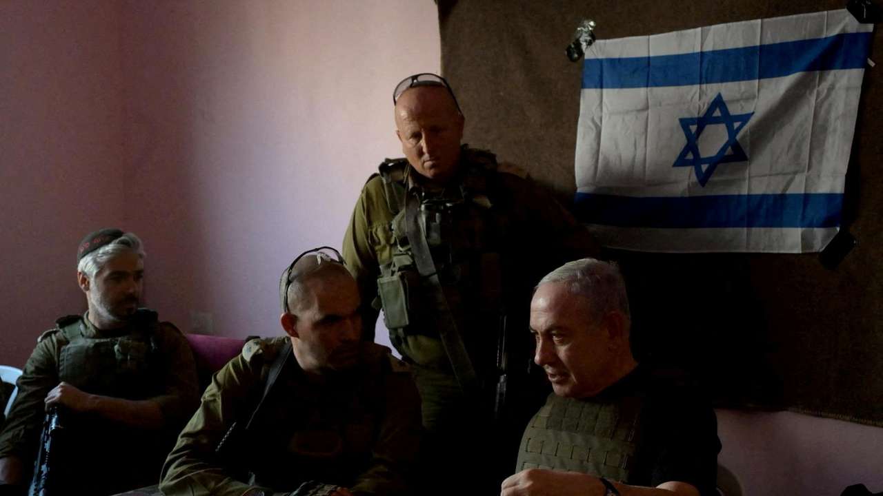 Israeli Prime Minister Netanyahu visits Gaza Strip