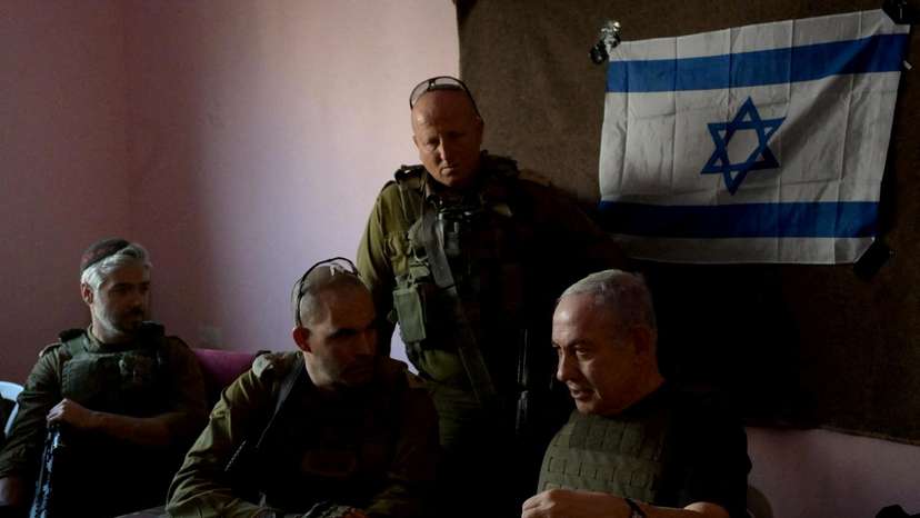 Israeli Prime Minister Netanyahu visits Gaza Strip