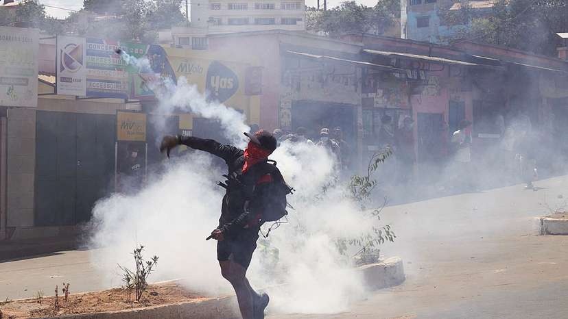 Young protesters in Madagascar renew demands for water and power, in Antananarivo