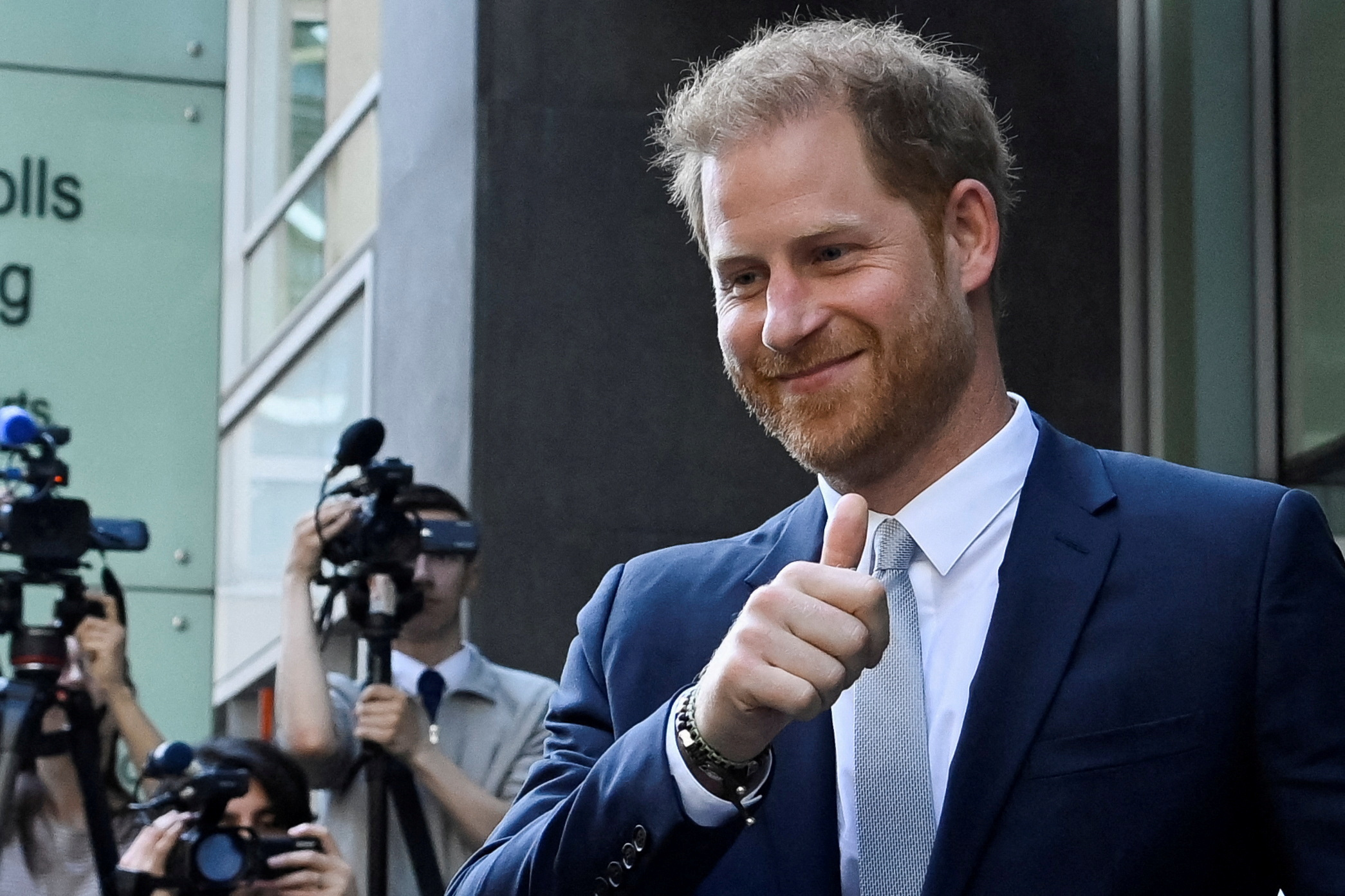 FILE PHOTO: Britain's Prince Harry, Duke of Sussex's lawsuit against a newspaper group, in London