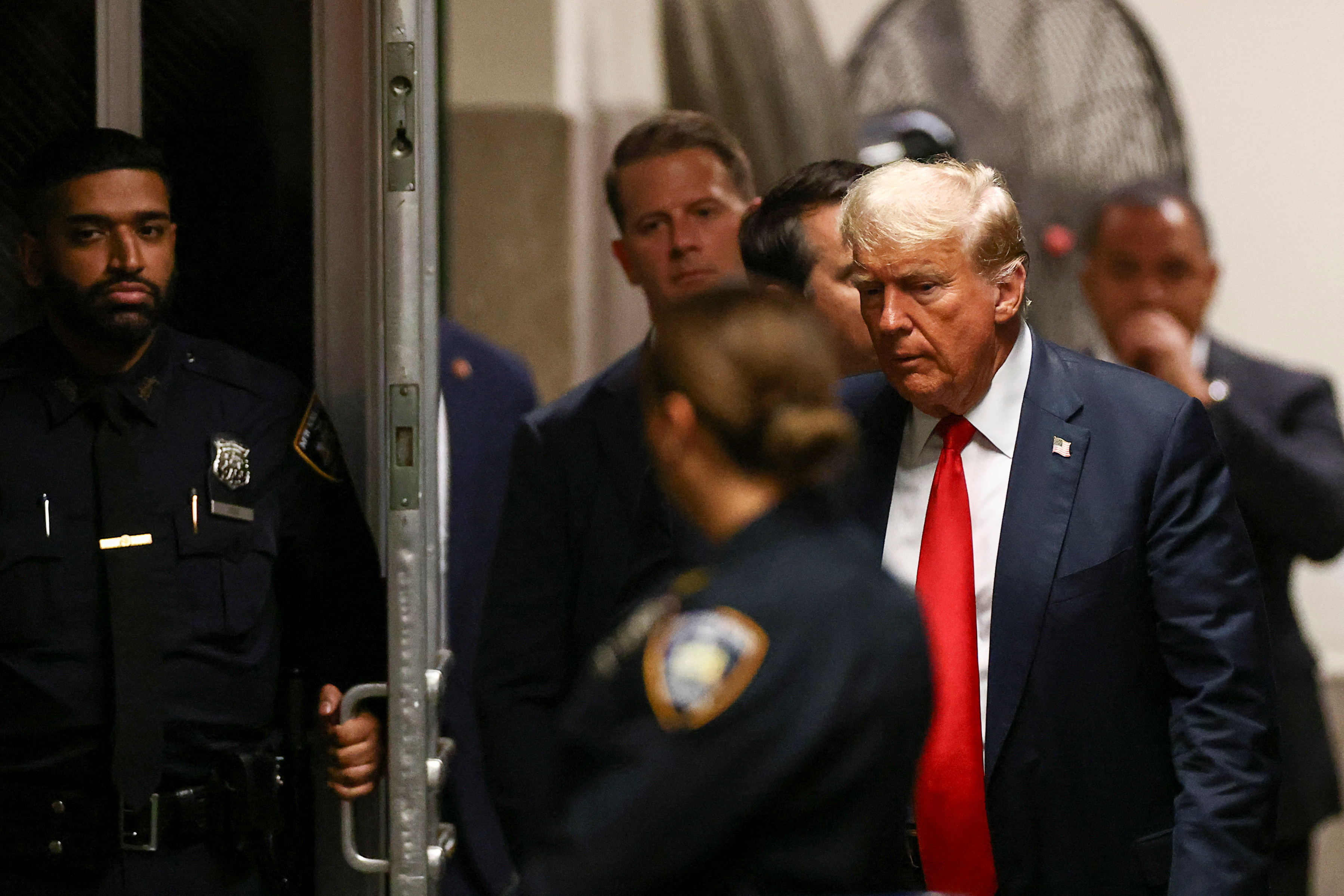 Former U.S. President Trump's criminal trial on charges of falsifying business records continues in New York
